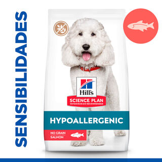 Hill's Science Plan Adult Medium Hypoallergenic Salmão ração para cães